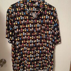 Disney Parks Disney 100 100th Anniversary Camp Shirt Unified Characters SZ L